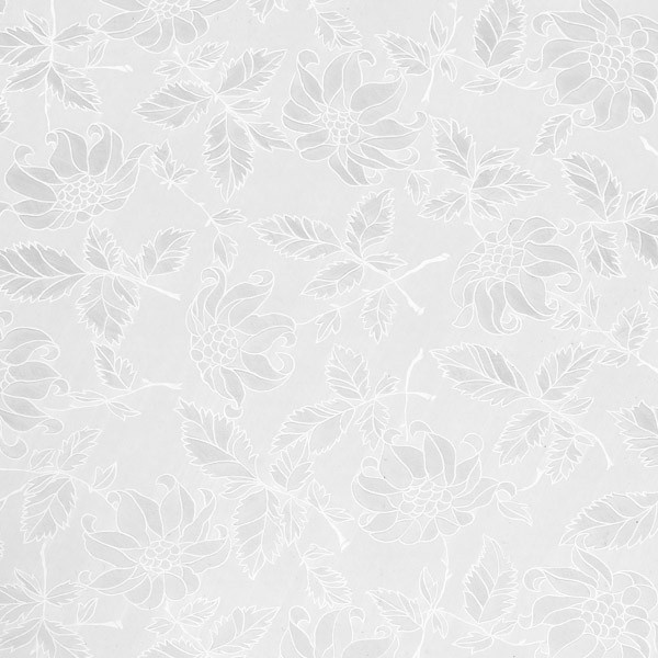 Самоклейка вітражна D-C-Fix Квіти прозорий матовий 0,45 х 1м (200-3063), Білий, Білий