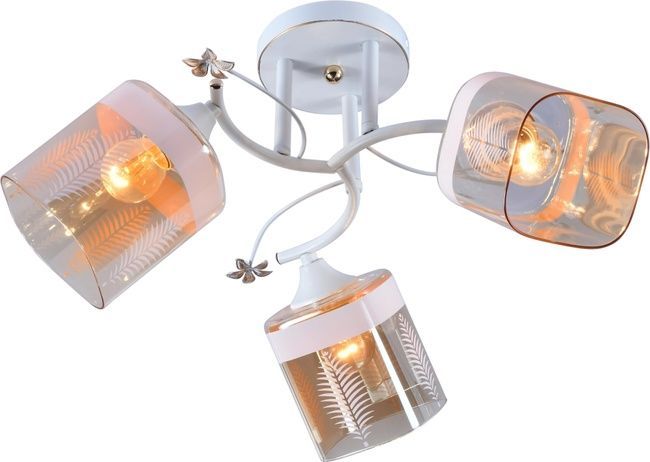 Люстра декоративна INTEREES IS DA5149A/3 WhiteGold на 3 плафони, Білий4