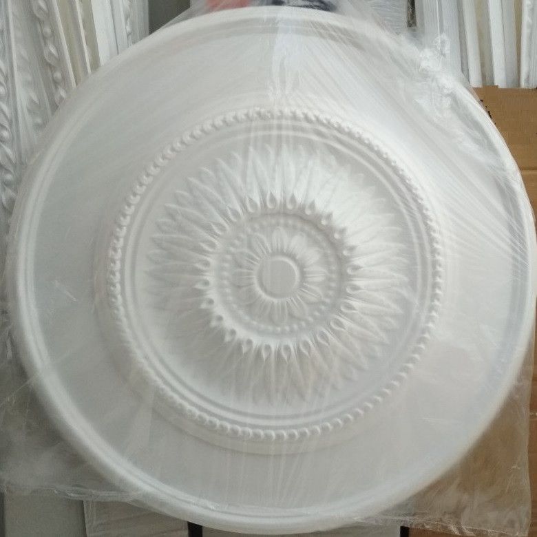 Розетка потолочная круглая диаметр 63 см (200-630), Белый, Белый