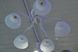 Люстра 5 ламп білі матові плафони у вітальню, спальню (N3535/5), Білий, Білий