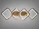 Потолочная люстра с диммером и LED подсветкой, 72W
