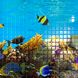 Панель стінова декоративна пластикова мозаїка ПВХ "Підводний світ" 957 мм х 480 мм (599пм), Синий, Синій