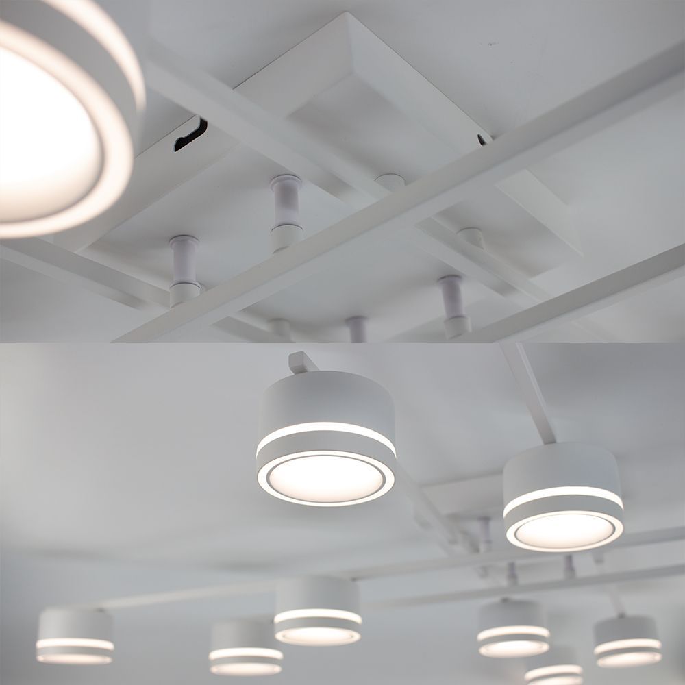 Люстра GELA 12xGX53 S-1100x1100x125-WHITE-IP20, Білий