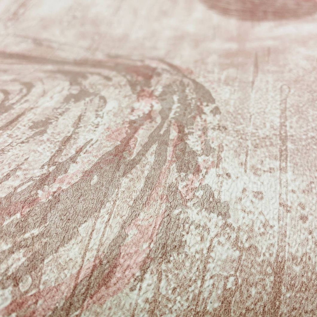 Шпалери на паперовій основі Континент Новаро рожевий дуплекс 0,53 х 10,05м (081)