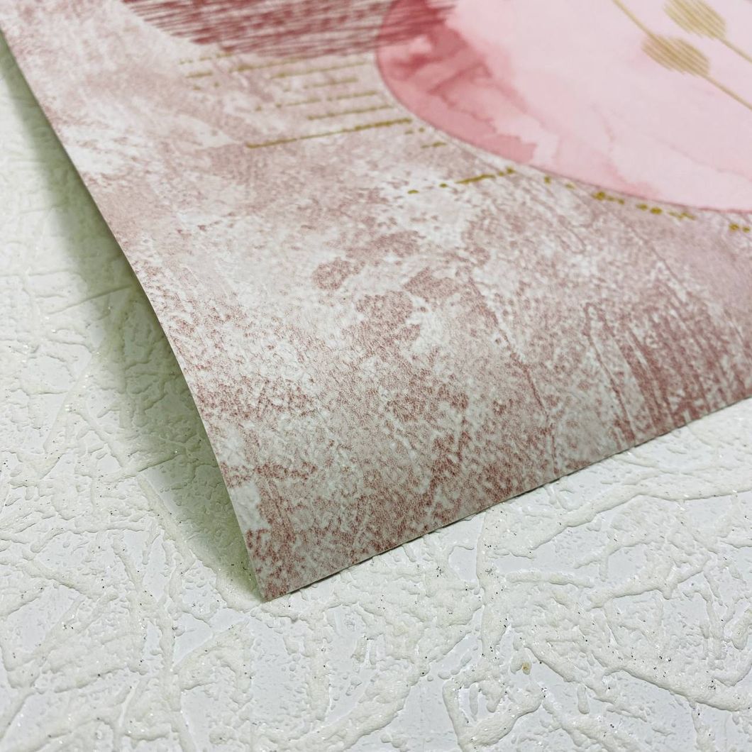 Обои дуплексные на бумажной основе Континент Новаро розовый 0,53 х 10,05м (081)