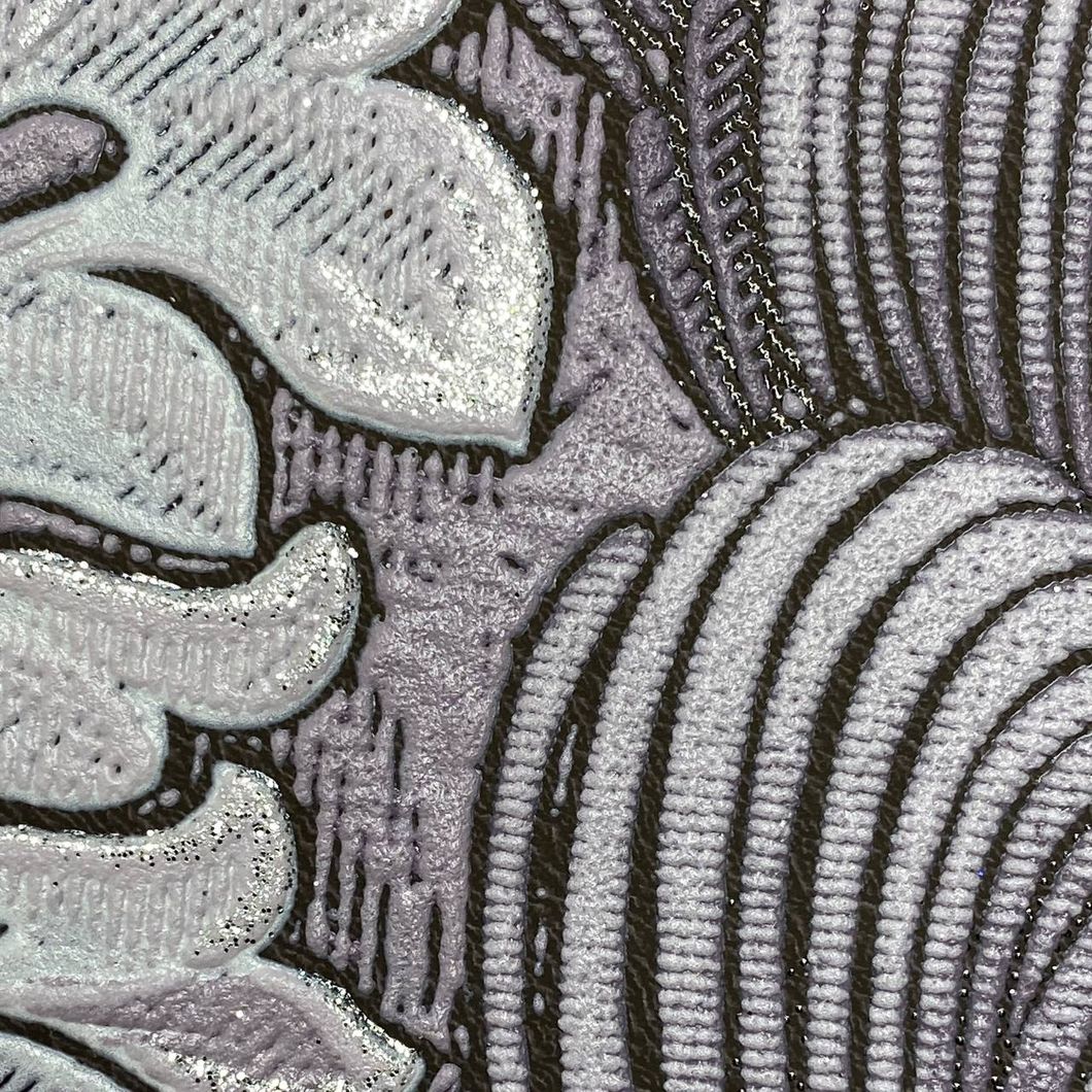 Шпалери вінілові на паперовій основі фіолетові Слов'янські шпалери Comfort В39 Бомбей  1,06 х 10,05м (9457-21В)