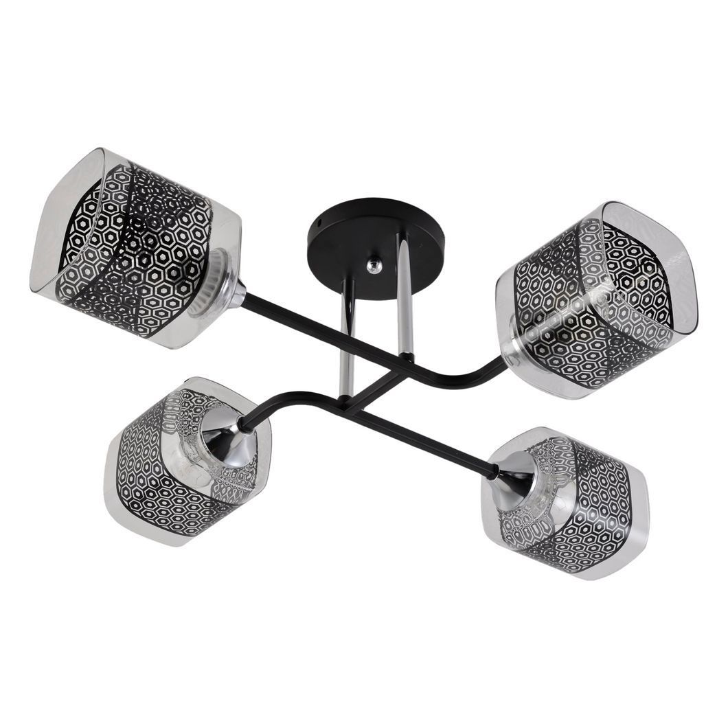 Люстра декоративна V XA1499/4 BK+CR, Черный