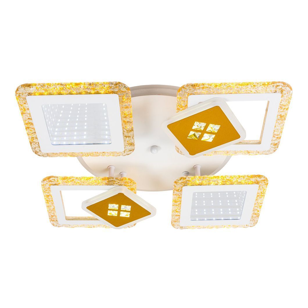Люстра світлодіодна V K39940-4+2+1 WT+gold з пультом, Білий4