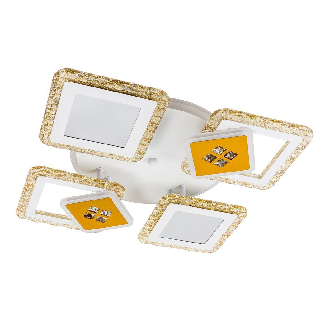 Люстра світлодіодна V K39940-4+2+1 WT+gold з пультом, Білий4