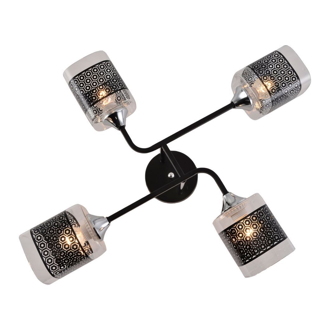 Люстра декоративна V XA1499/4 BK+CR, Черный