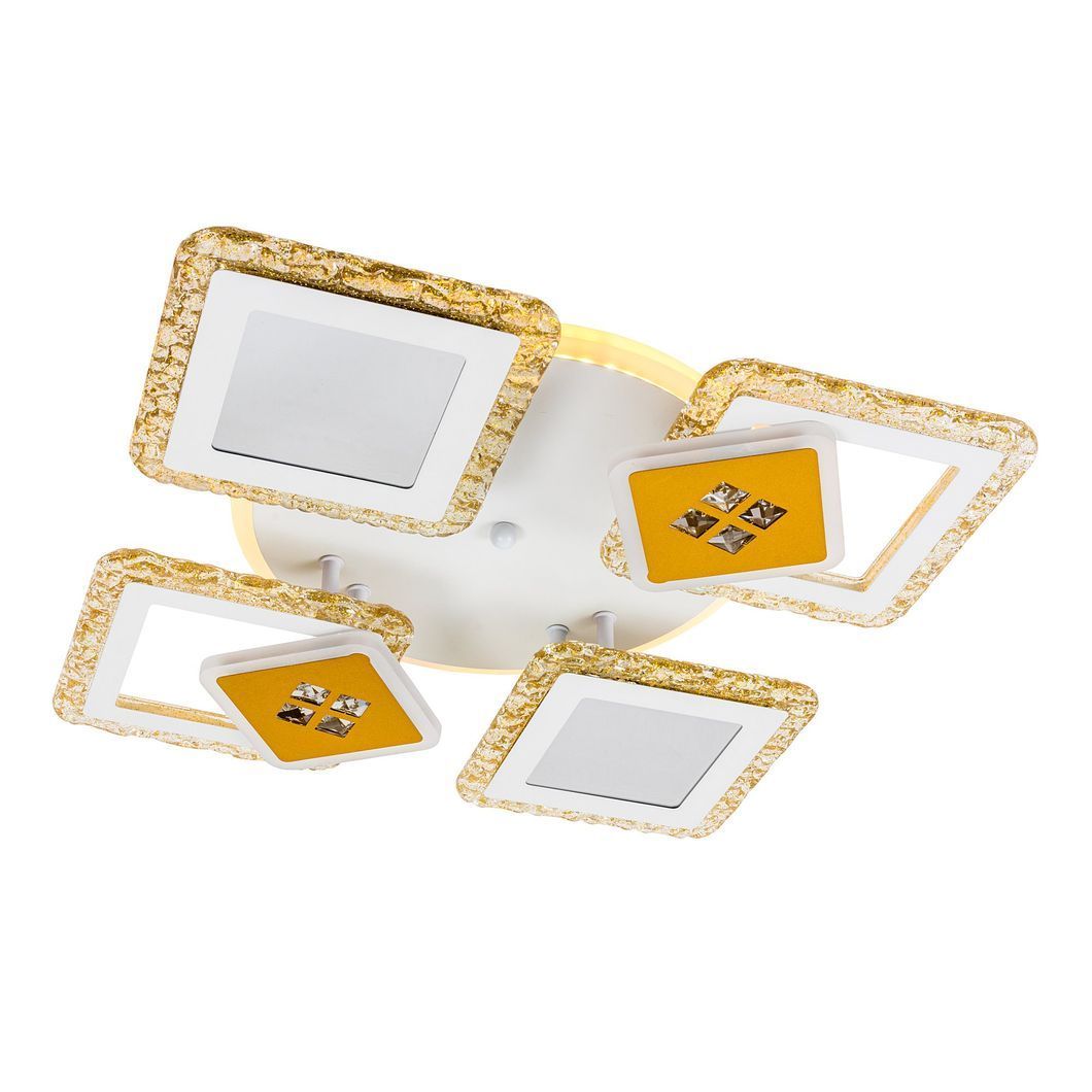 Люстра світлодіодна V K39940-4+2+1 WT+gold з пультом, Білий4