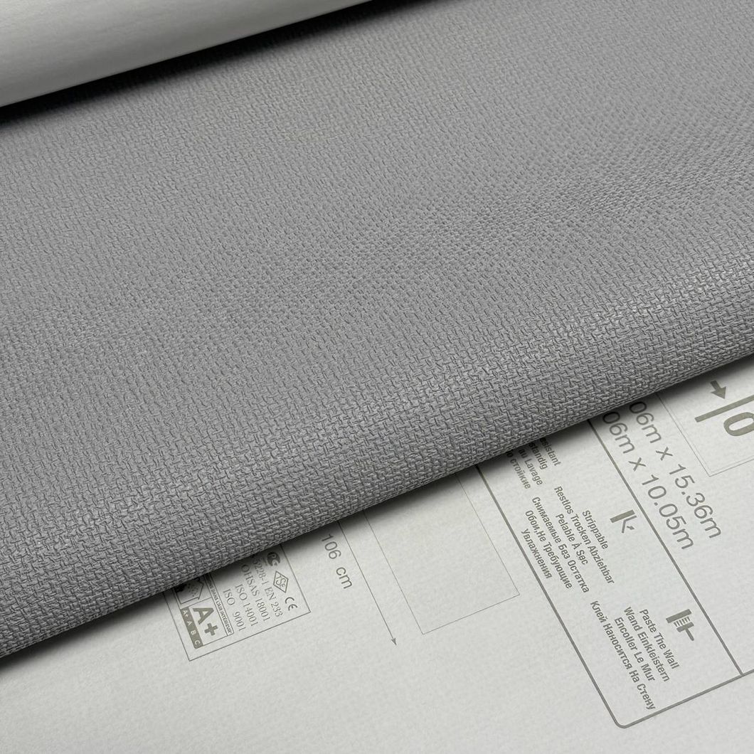 Обои виниловые на флизелиновой основе Duka LifeStyle серые 1,06 х 10,05м (32851-9)