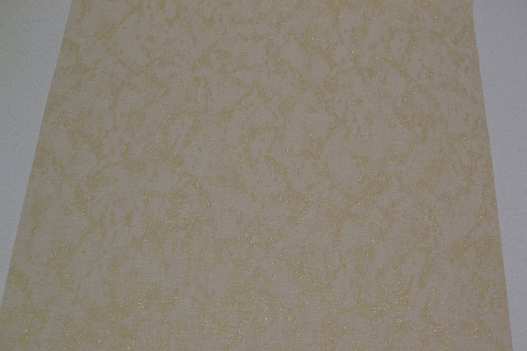 Обои виниловые на бумажной основе Славянские обои B40,4 Вариация 2 желтый 0,53 х 15м (5576 - 05)