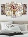 Модульная картина на стену в гостиной/спальне "Древо жизни" 5 частей 80 x 140 см (MK50200)