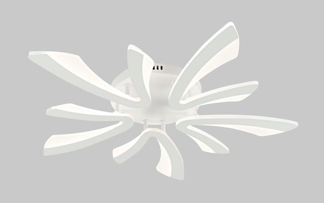 LED Стельова Люстра INTEREES IS C9095-5 (Білий), Білий4