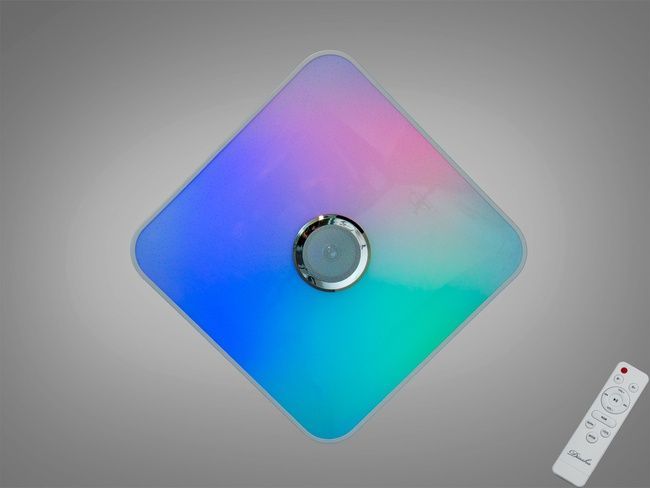 Смарт LED люстра біла 80 Вт RGB з Bluetooth, I-LINK додаток