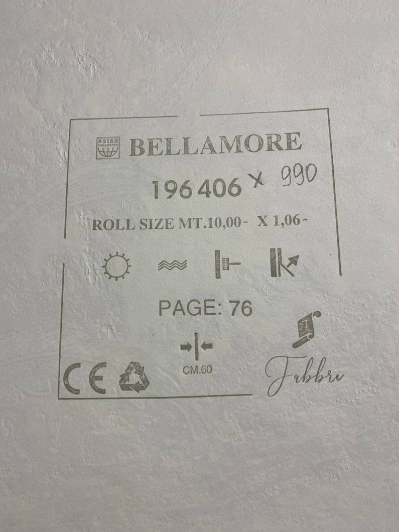 Шпалери вінілові на флізеліновій основі Wiganford Bellamore рожевий 1,06 х 10,05м (196406)