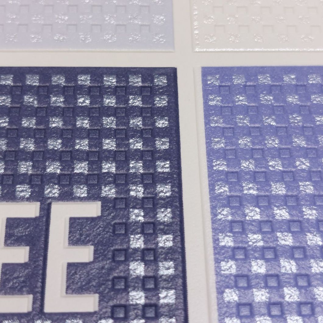 Обои виниловые на бумажной основе синие Славянские обои Американо Expromt B49.4 0,53 х 10,05м (5833-03)