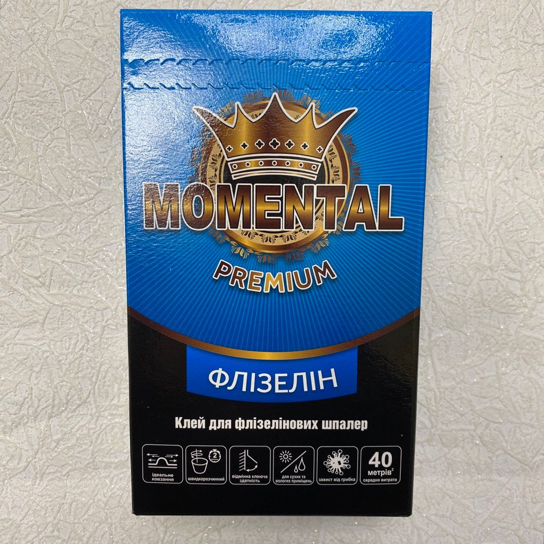 Клей для флізелінових шпалер "Momental Premium" Флізелін 250г (774078)