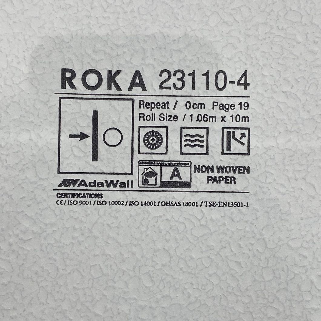 Обои виниловые на флизелиновой основе коричневый Roka AdaWall 1,06 х 10м (23110-4)