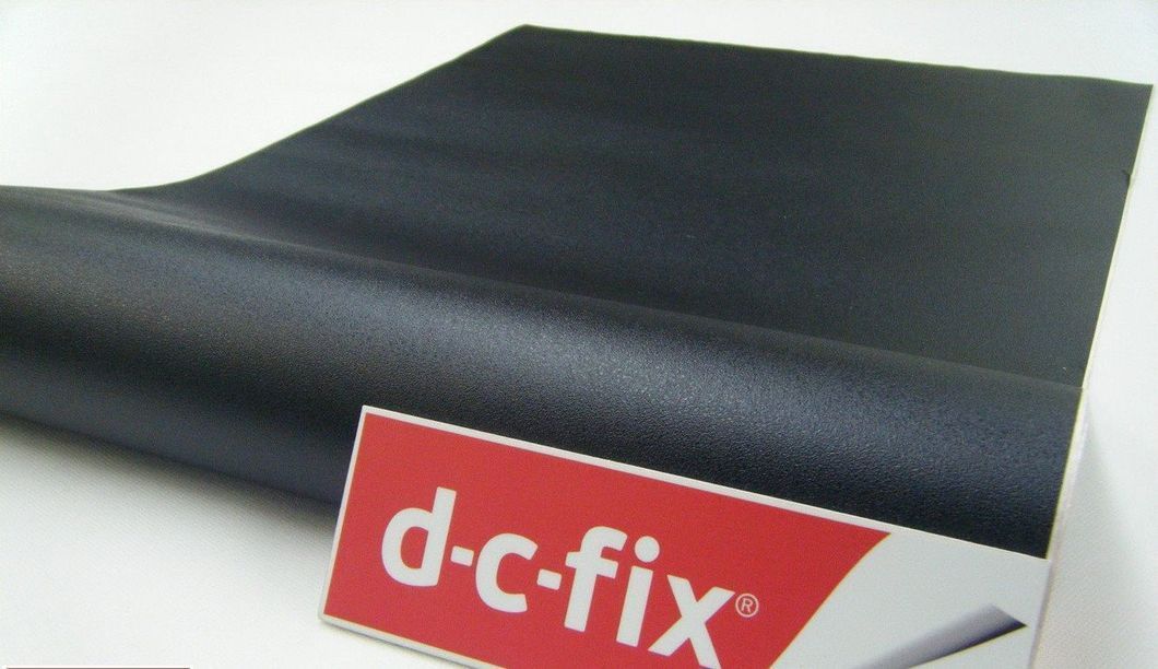 Самоклейка декоративна D-C-Fix PIXEL BLACK шкіра чорний матовий 0,45 х 15м (207-8587), Черный, Чорний