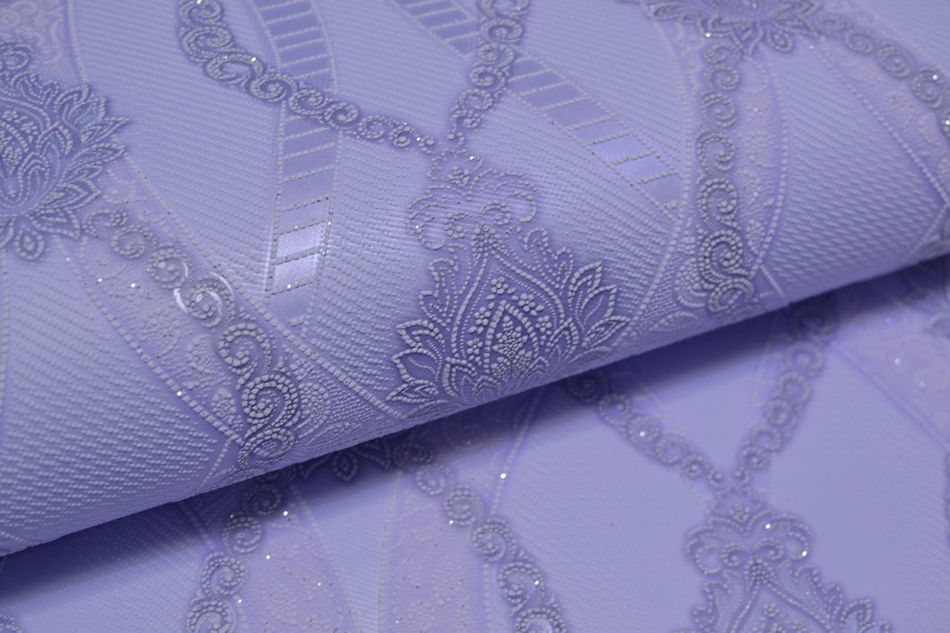 Шпалери акрилові на паперовій основі Слов'янські шпалери Garant B76,4 Ансамбль блакитний 0,53 х 10,05м (6574 - 03)