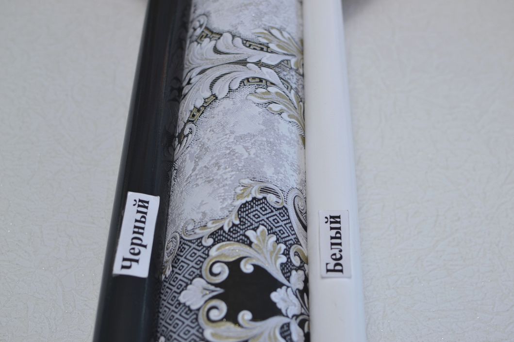Шпалери вінілові на паперовій основі Слов'янські шпалери Comfort В53,4 Ріддер сірий 0,53 х 10,05м (5707-10)