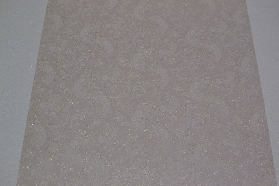Шпалери вінілові на паперовій основі Слов'янські шпалери B40,4 Жульєн 3 бежевий 0,53 х 15м (5535 - 01)