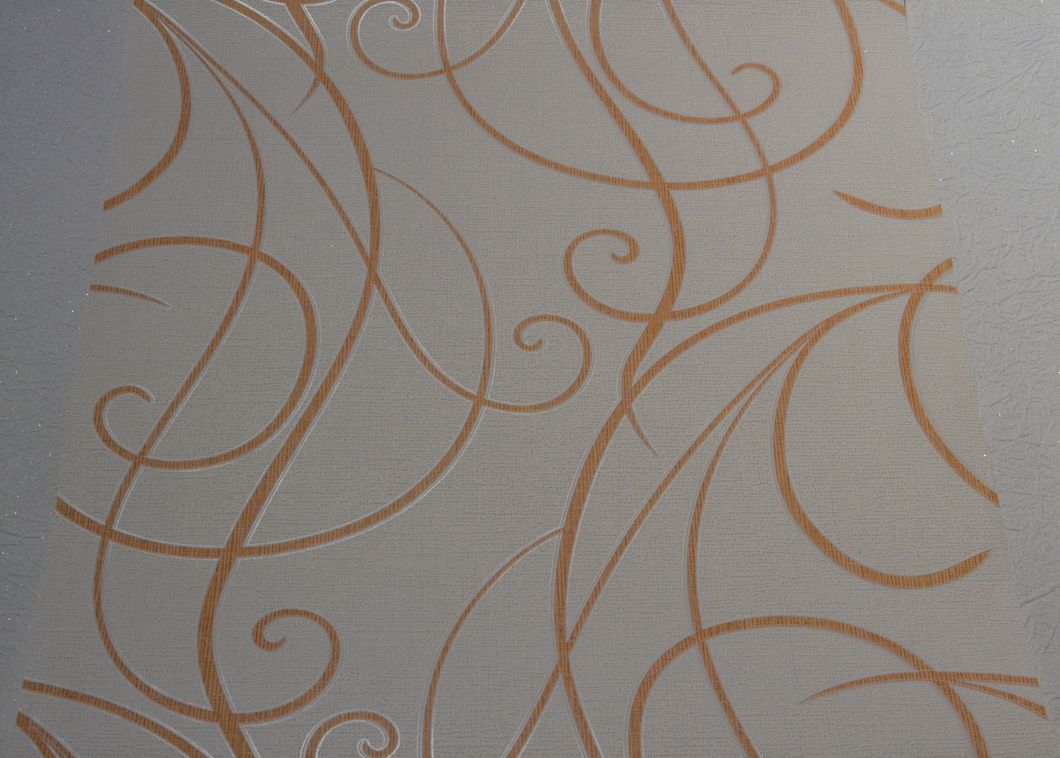 Обои акриловые на бумажной основе Слобожанские обои оранжевый 0,53 х 10,05м (456-22)