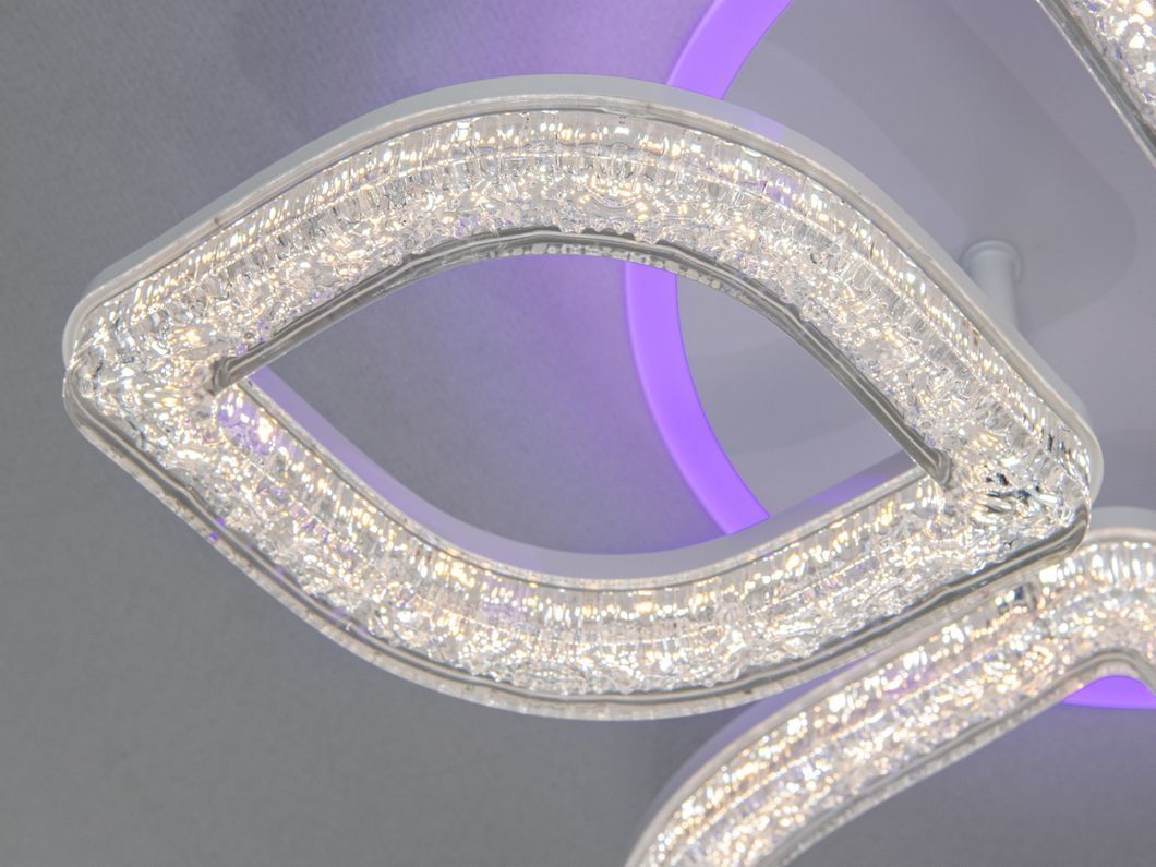 Потолочная LED люстра белая 70 Вт