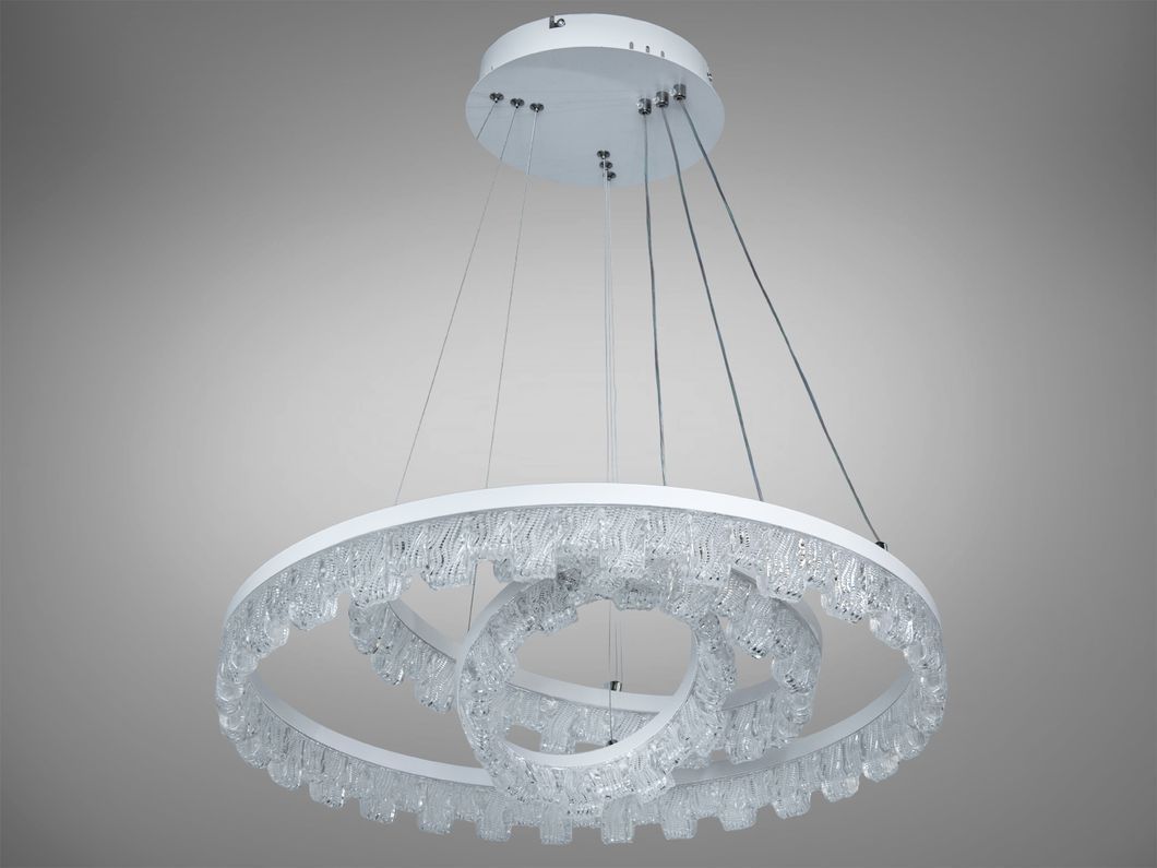 Люстра LED підвісна чорна 140Вт пульт до 25м&sup2;