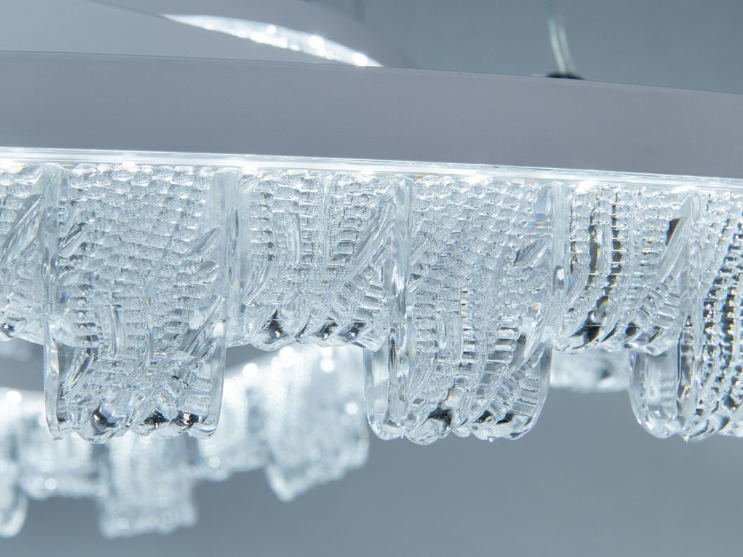 Люстра LED підвісна чорна 140Вт пульт до 25м&sup2;