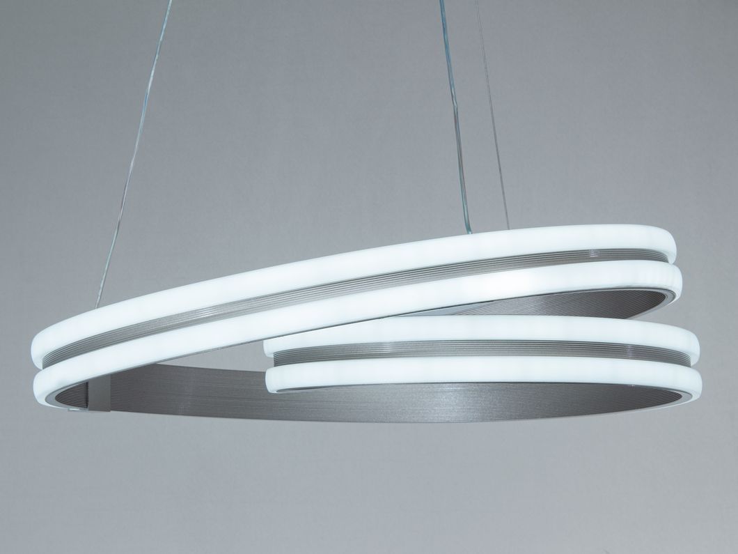 LED подвесная люстра Diasha коричневая 95Вт 16м&sup2;