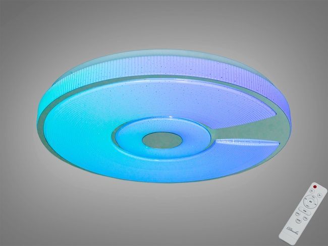Смарт люстра LED біла RGB 80 Вт до 15 м&sup2;, I-LINK додаток