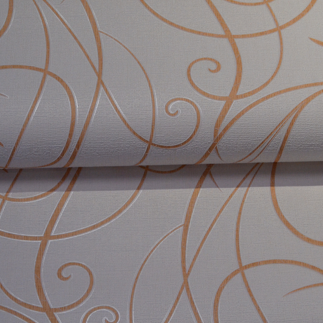 Обои акриловые на бумажной основе Слобожанские обои оранжевый 0,53 х 10,05м (456-22)