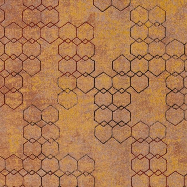 Обои виниловые на флизелиновой основе AS Creation New Walls терракотовый 1,06 х 10,05м (37488-4)