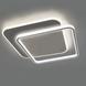 Світлодіодна люстра STANDART 80W 2S-ON/OFF-475х475х50-WHITE/WHITE-220-IP20 Керується вимикачем (без пульта), матовий білий; білий