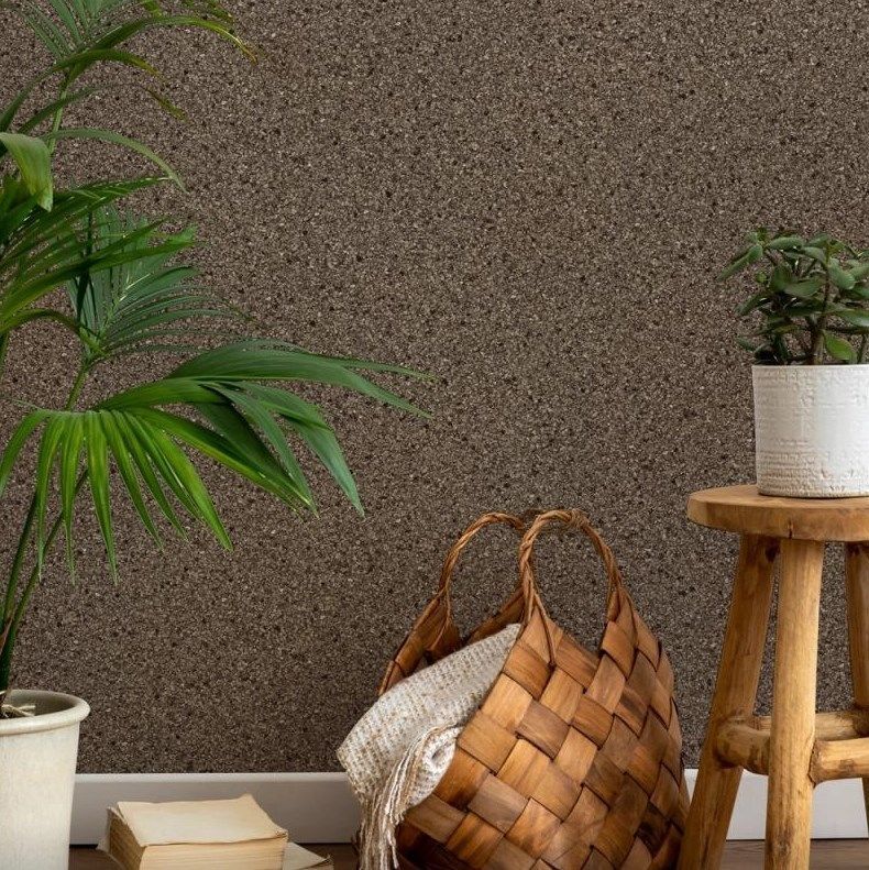 Обои виниловые на флизелиновой основе коричневый Roka AdaWall 1,06 х 10м (23110-4)