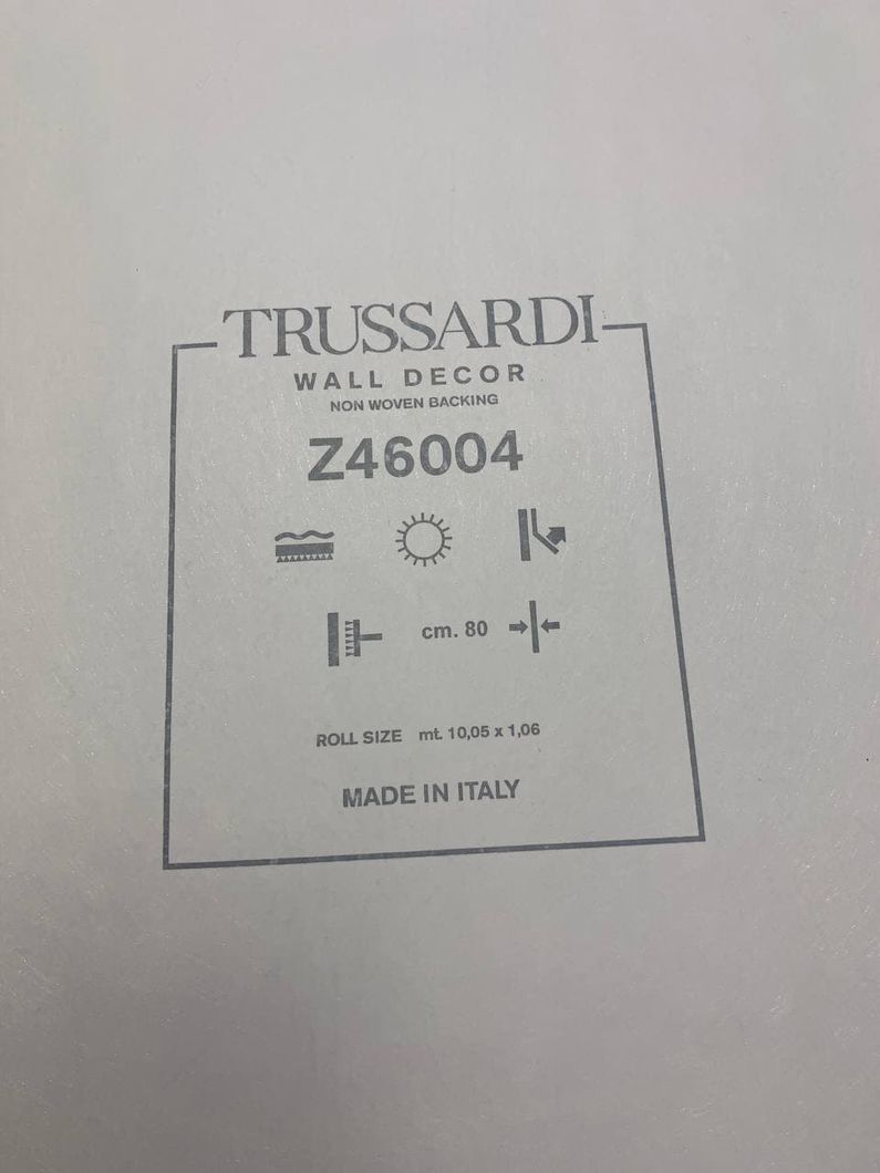 Обои виниловые на флизелиновой основе Zambaiti Parati Trussardi 6 бежевый 1,06 х 10,05м (Z46004)