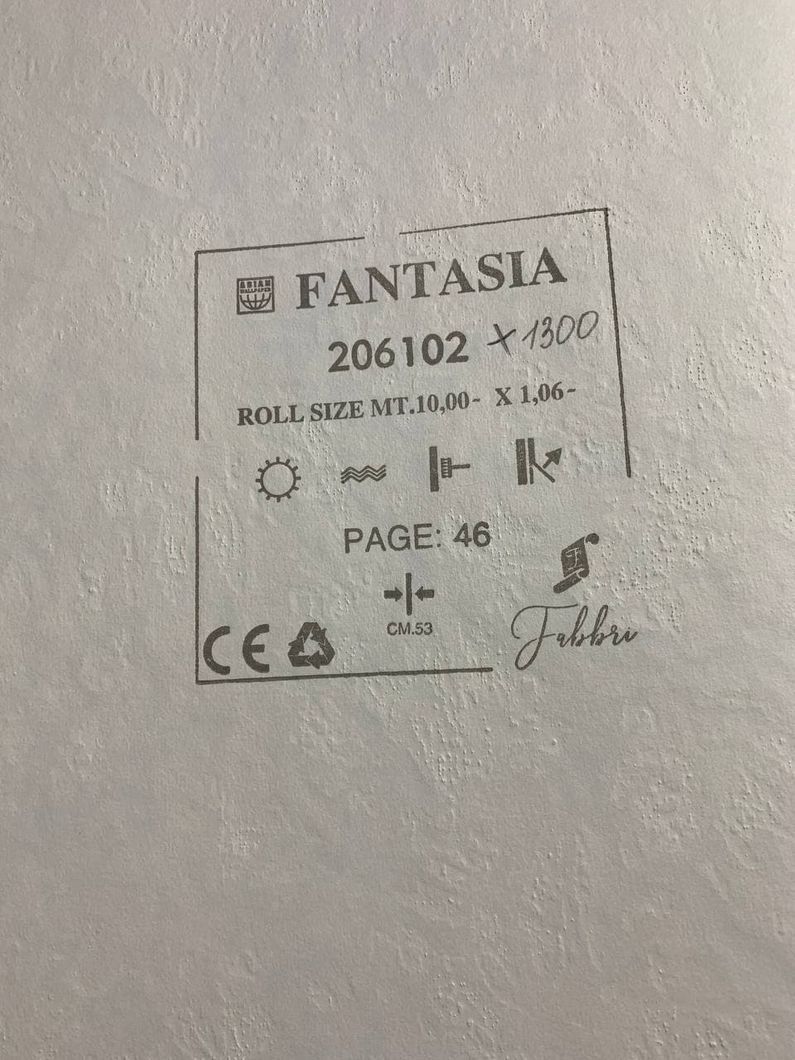 Шпалери вінілові на флізеліновій основі Wiganford Fantasia сіро-бежевий 1,06 х 10,05м (206102)
