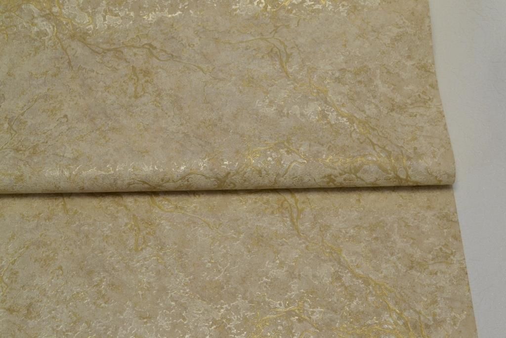 Шпалери вінілові на флізеліновій основі Слов'янські шпалери B118 Карамболь 2 золотистий 1,06 х 10,05м (8575-06)
