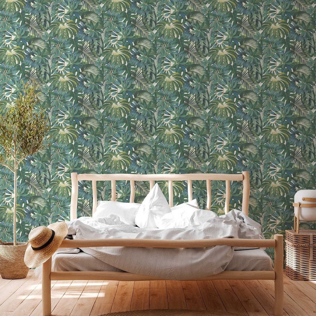 Обои виниловые на флизелиновой основе AS Creation Pint Walls зелёный 0,53 х 10,05м (38720-1)