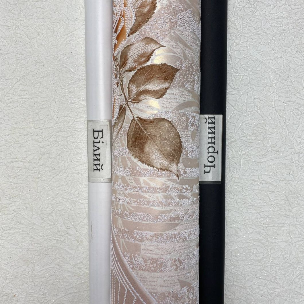 Шпалери акрилові на паперовій основі Бежеві Слов'янські шпалери Garant В77,4 Троянда 0,53 х 10,05м (7099-02)