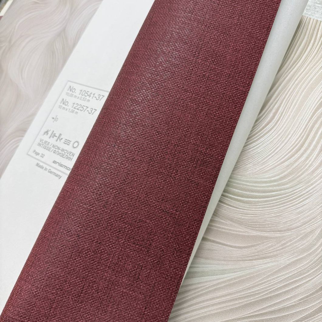 Обои виниловые на флизелиновой основе бордовые Erismann Fashion for Walls 5 1,06 х 10,05м (12257-06)