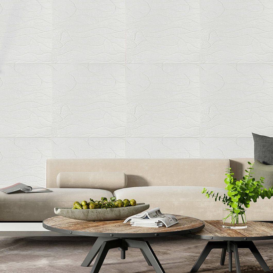 Панель 3D WHITE 700*700*6mm (D) SW-00001948, Белый4, Белый
