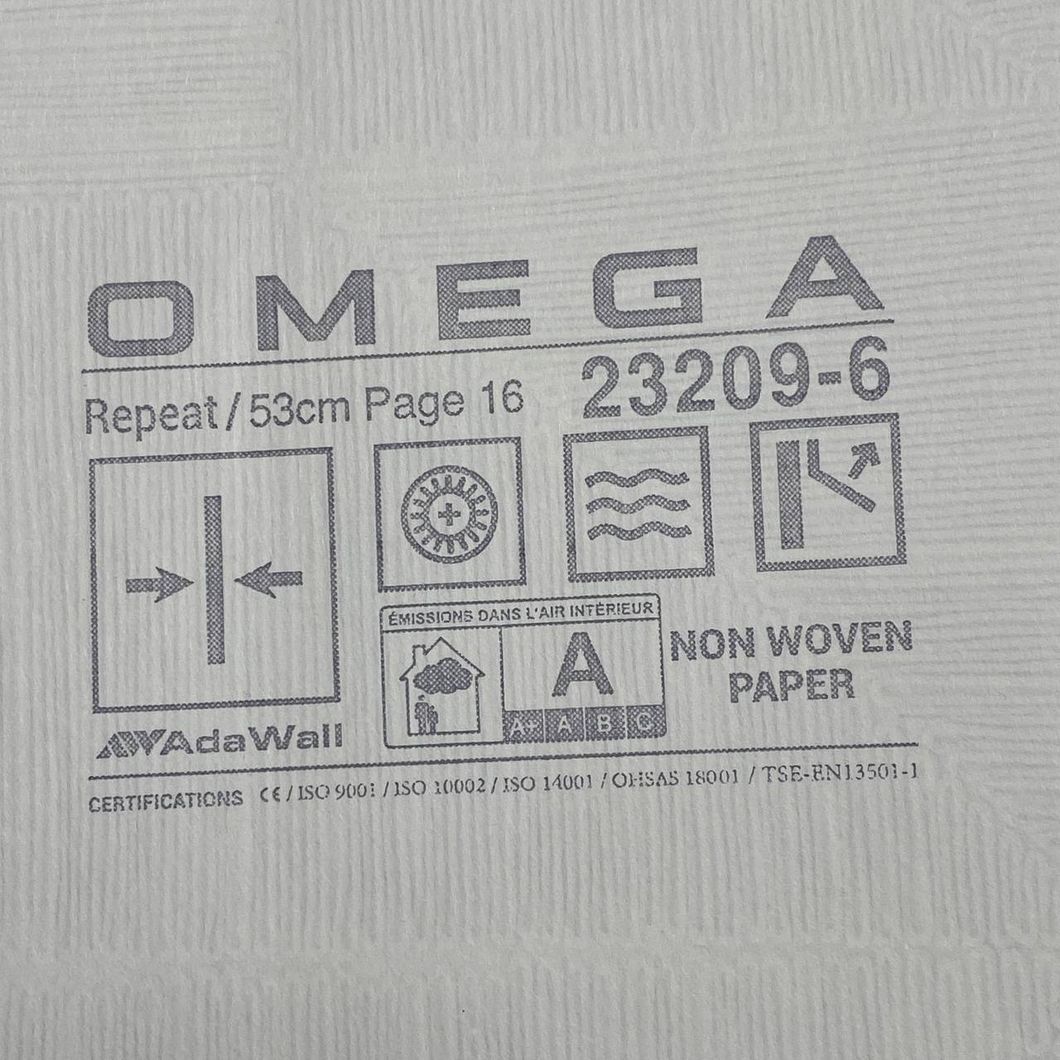 Шпалери вінілові на флізеліновій основі Коричневі OMEGA AdaWall 1,06 х 10,05м (23209-6)