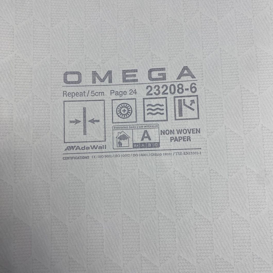 Шпалери вінілові на флізеліновій основі Сині OMEGA AdaWall 1,06 х 10,05м (23208-6)