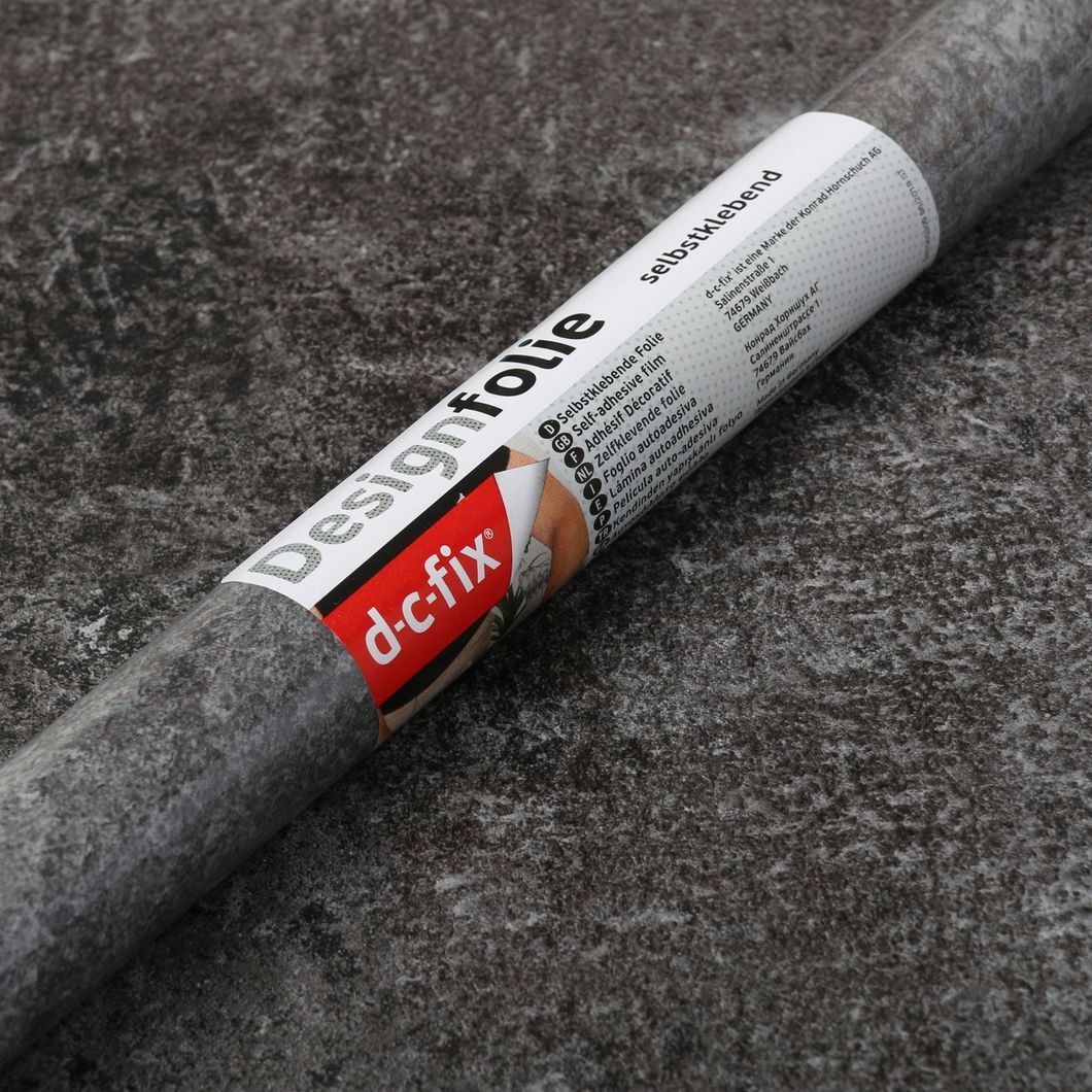 Самоклейка декоративная D-C-Fix черный камень 0,45 х 1м (200-3182)