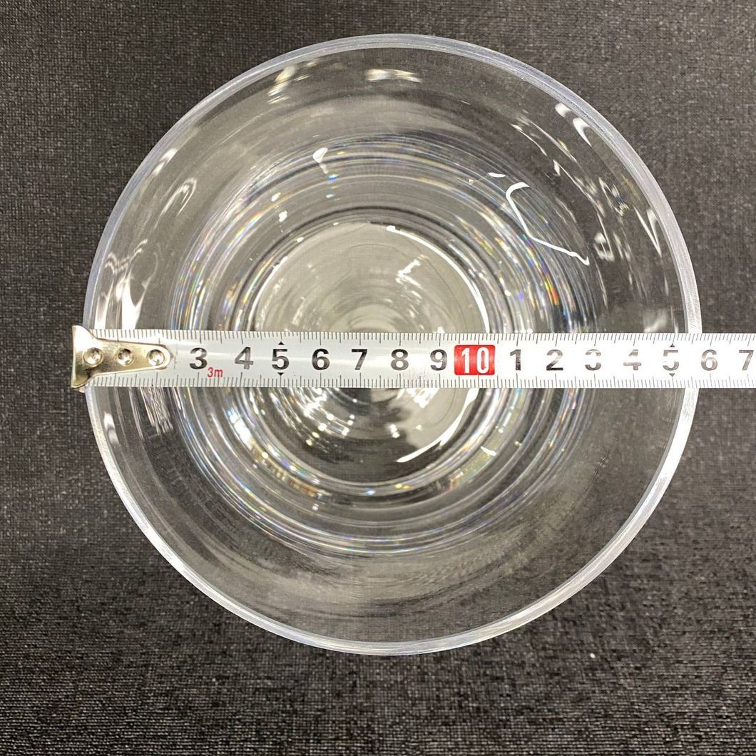 Ваза цилиндрическая поемник прозрачная декоративная 18x6 (547-18)