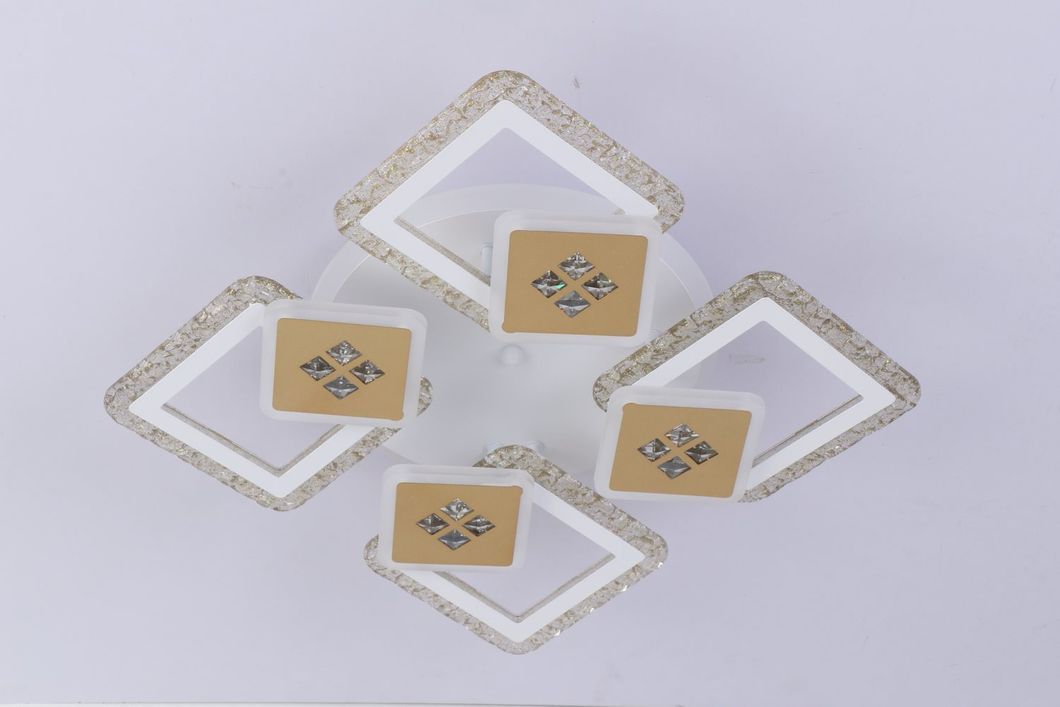 Люстра светодиодная V K39940-4 4 1 WT gold с пультом, Белый4